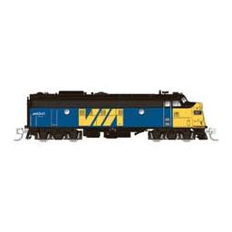Click here to learn more about the Rapido Trains Inc. N Scale CN FP9A (DC/Silent): VIA Rail Canada #6525.