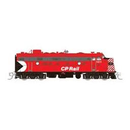 Click here to learn more about the Rapido Trains Inc. N Scale CP FP9A (DC/Silent): CP Action (5") #1407.