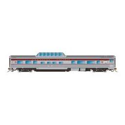 Click here to learn more about the Rapido Trains Inc. N Scale Skyline Dome-Coach: CP Maroon.