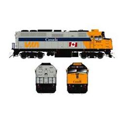 Click here to learn more about the Rapido Trains Inc. N Scale VIA Rail Canada F40PH-2D (DC/Silent) #6402.