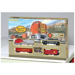 Click here to learn more about the Bachmann Industries HO Santa Fe Flyer Train Set, SF.