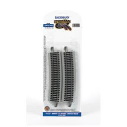 Click here to learn more about the Bachmann Industries HO NS EZ 33-1/4" Radius Curve 12-Degree (4).