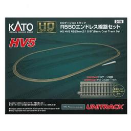 Click here to learn more about the Kato USA, Inc. HO HV5 Basic Oval Track Set.