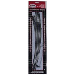 Click here to learn more about the Atlas Model Railroad HO Code 100 Curved Left-Hand Turnout.