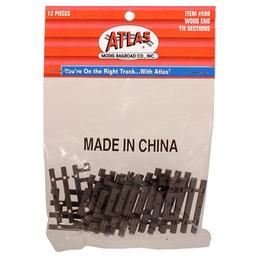 Click here to learn more about the Atlas Model Railroad HO Code 83 Flex-Track End Ties (6).