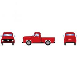 Click here to learn more about the Athearn HO RTR 1955 Ford F-100 Pickup, Red.