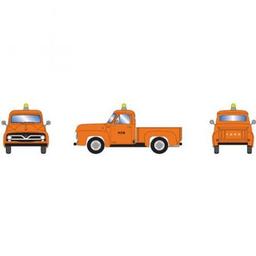 Click here to learn more about the Athearn HO RTR 1955 Ford F-100 Pickup, Orange/MOW.