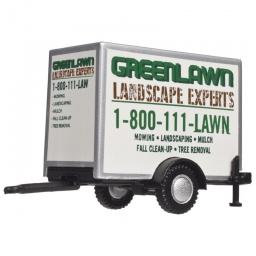 Click here to learn more about the Atlas Model Railroad HO Box Trailer w/Single Axle,GreenLawn Landscaping.