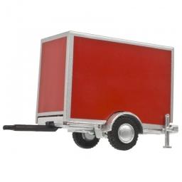 Click here to learn more about the Atlas Model Railroad HO Box Trailer w/Single Axle, Red.