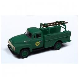 Click here to learn more about the Classic Metal Works HO 1954 Ford Hi-Rail Railroad Truck, SOU.