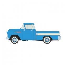 Click here to learn more about the Classic Metal Works HO 1957 Chevy Cameo, Alpine Blue.