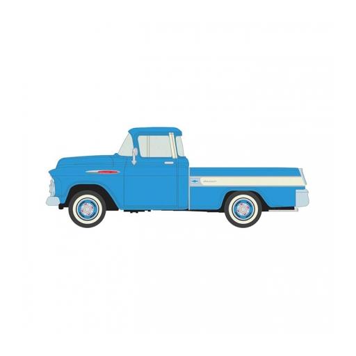 Classic Metal Works HO 1957 Chevy Cameo, Alpine Blue