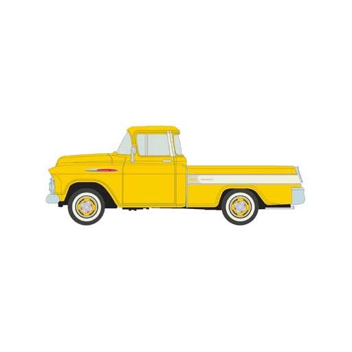 Classic Metal Works HO 1957 Chevy Cameo, Golden Yellow
