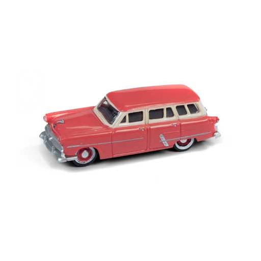 Classic Metal Works HO 1953 Ford Station Wagon, Flamingo Red