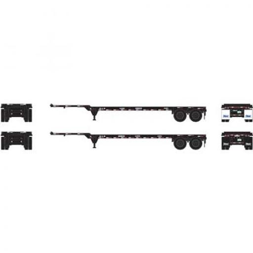 Athearn HO RTR 40'' Chassis, TRAC Intermodal (2)