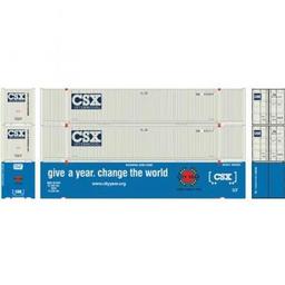 Click here to learn more about the Athearn HO RTR 53'' Jindo Container, CSX #1 (3).