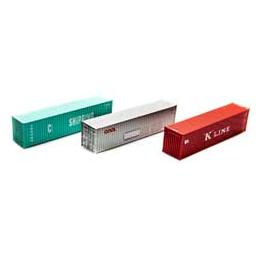 Click here to learn more about the Athearn HO RTR 40'' Hi-Cube Containers, Assorted (3).