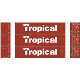 Click here to learn more about the Athearn HO RTR 40'' Hi-Cube Containers, Tropical (3).