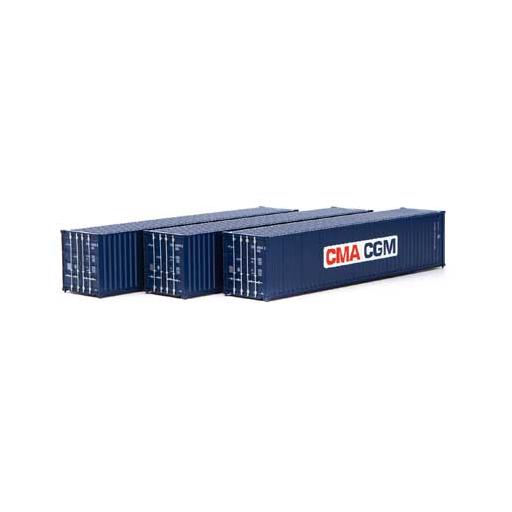 Athearn HO RTR 40'' Low-Cube Container, CMA-CGM