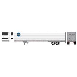 Click here to learn more about the Athearn HO RTR 53'' Reefer Trailer, Motor Cargo #52-0007.