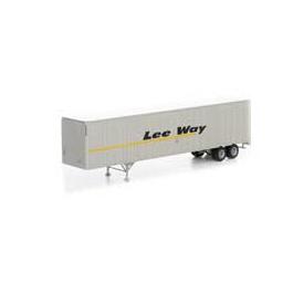 Click here to learn more about the Athearn HO RTR 48'' Wedge Trailer, Lee Way #50032.