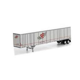 Click here to learn more about the Athearn HO RTR 53'' Wabash Plate Trailer, Heartland #6071.