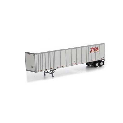 Athearn HO RTR 53'' Wabash Plate Trailer, XTRA #7425