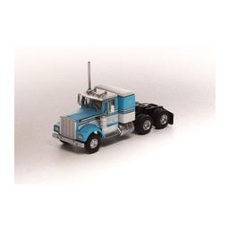Click here to learn more about the Athearn HO RTR KW Tractor, Lt Blue/White.