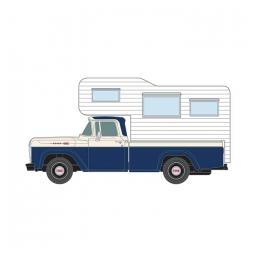 Click here to learn more about the Classic Metal Works HO 1960 Ford Camper Truck, Blue/White.