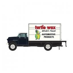 Click here to learn more about the Classic Metal Works HO 1955 Chevy Reefer Box Truck, Turtle Wax.
