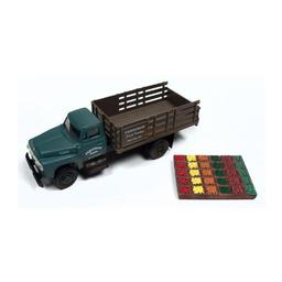 Click here to learn more about the Classic Metal Works HO 1954 Ford Stakebed Truck & Produce Crates, Farm.