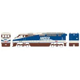Click here to learn more about the Athearn N F59PHI, METX #90.