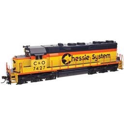 Click here to learn more about the Atlas Model Railroad N SD35 w/DCC, Chessie/C&O #7427.