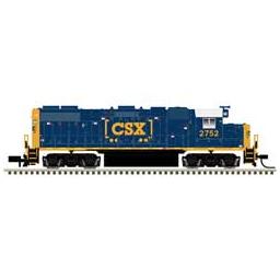 Click here to learn more about the Atlas Model Railroad N GP38-2, CSX/YN3b #2740.