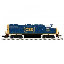 Click here to learn more about the Atlas Model Railroad N GP38-2, CSX/YN3b #2750.