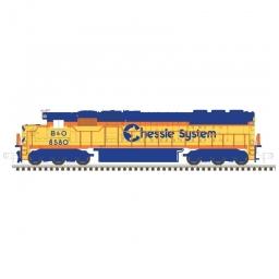 Click here to learn more about the Atlas Model Railroad N SD50, CHSY/B&O #8580.