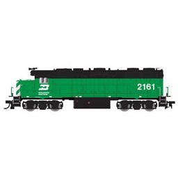 Click here to learn more about the Atlas Model Railroad N GP38, BN #2177.