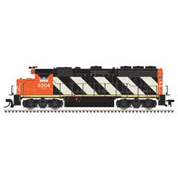 Click here to learn more about the Atlas Model Railroad N GP40, CN #9304.