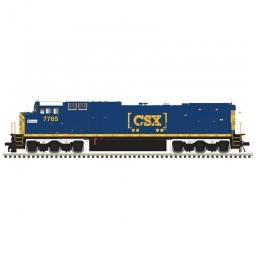 Click here to learn more about the Atlas Model Railroad N Dash 8-40CW w/DCC & Sound, CSX #7765.
