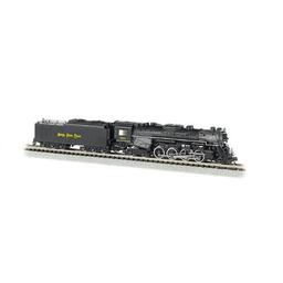 Click here to learn more about the Bachmann Industries N 2-8-4 w/DCC & Sound Value, NKP/Railfan #759.