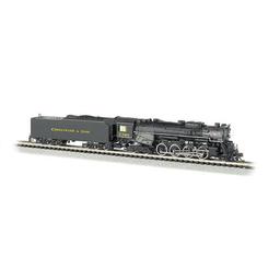 Click here to learn more about the Bachmann Industries N 2-8-4 w/DCC & Sound Value, C&O/Kanawha #2760.