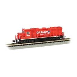Click here to learn more about the Bachmann Industries N,GP40 Diesel Loco CPR #4608 w Flag.