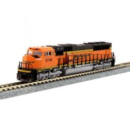 Click here to learn more about the Kato USA, Inc. N SD70MAC, BNSF/Wedge #9748.