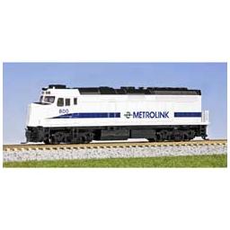 Click here to learn more about the Kato USA, Inc. N EMD F40PH Metrolink #800 w/ Pre-Installed DCC.
