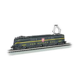 Click here to learn more about the Bachmann Industries N GG1 w/DCC & Sound Value, PRR/Green/1 Stripe.