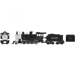 Click here to learn more about the Athearn N Old Time 2-8-0, SF #687.