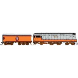 Click here to learn more about the Fox Valley Models N Hiawatha 4-4-2 w/DCC & Sound,MILW/Indian Logo#1.