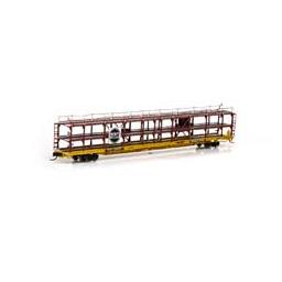 Click here to learn more about the Athearn N F89-F Tri-Level Auto Rack, N&W/RTTX #913075.