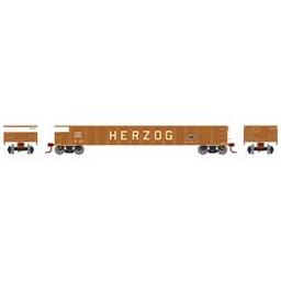 Click here to learn more about the Athearn N 52'' Mill Gondola, HZGX #3901.