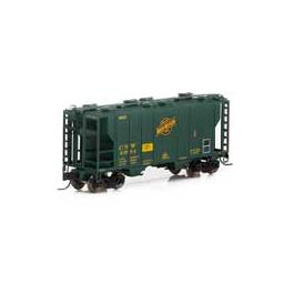 Click here to learn more about the Athearn N PS-2 2600 Covered Hopper, C&NW #95764.